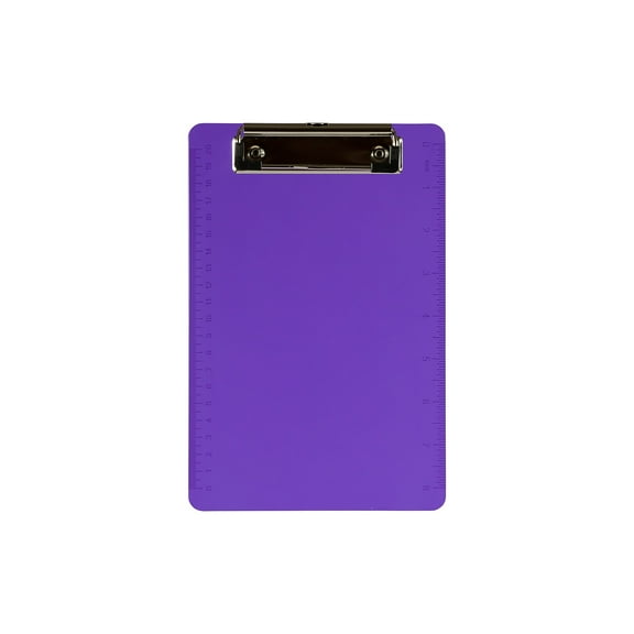 JAM Paper Plastic Clipboard Memo Size Purple (331CPMPU)