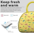 thumbnail image 3 of Dinosaur World Lunch Box - Vibrant Prehistoric Scene Print Insulated Cooler, Large Capacity for School, Picnics & Outdoor Adventures, 3 of 4