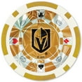 thumbnail image 3 of MasterPieces Casino Style 20 Piece 11.5 Gram Poker Chip Set NHL Las Vegas Golden Knights Gold Edition, 3 of 3