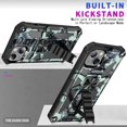 thumbnail image 4 of Camouflage Magnetic Kickstand Case for Apple iPhone 14 Plus, Military Grade Heavy Duty Shockproof Protection Army Camo Phone Cover Case for iPhone 14 Plus MC Mint Green, 4 of 13