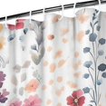 thumbnail image 3 of Pioneer Flower Floral Print Pattern Shower Curtain 36"x72" ,Bathroom Decorative Shower Curtains Set with 12 Hooks,Modern Waterproof Washable Shower Curtain, 3 of 6
