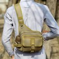 thumbnail image 4 of VALINK Outdoor Tactical Crossbody Bag Multi-pockets Quick Release Buckle Zipper for Cycling, 4 of 5