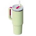thumbnail image 1 of S-tanley- Vaso Térmico 40 oz con Asa, Termo al Vacío de Acero Inoxidable con Pajita, para Mantener Agua, Té, Vino, Café Frío y Caliente, 1 of 2