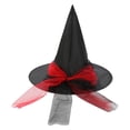 thumbnail image 3 of LYHaoo Toddler Kids Lace Witch Hat Headdress Hat, Halloween Witch Hats for Costume Party Dress Up, 3 of 5