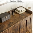 thumbnail image 4 of 40" Shoe Cabinet with 3 Doors & Adjustable Shelves for 30 Pairs, Tall Farmhouse Shoe Storage Rack for Entryway Living Room Closet, 4 of 9