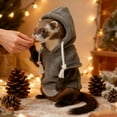 thumbnail image 6 of Ferret Clothes for Pets | with Harness Soft Comfortable Fun Sweatshirt | Small Pets Hoodie | for Bunny Squirrels Chinchilla Chihuahua Pet, 6 of 8