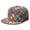 White-514, variant on Tribal Style Flat Brim Cap – Artistic Minimalist Design, Adjustable Snapback, Unisex for Streetwear & Casual