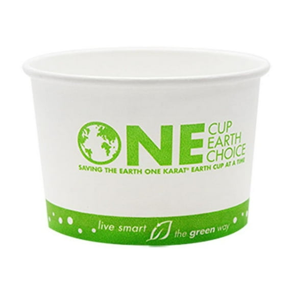 Karat Earth 8oz Eco-Friendly Paper Food Containers - Generic (90.8mm) - 1,000 ct