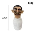 thumbnail image 2 of Skibidi, juguete de peluche para inodoro, muñecos de dibujos animados, juguete suave de peluche, muñeco de dibujos animados, regalo de cumpleaños de Navidad, 1 unidad, 2 of 3