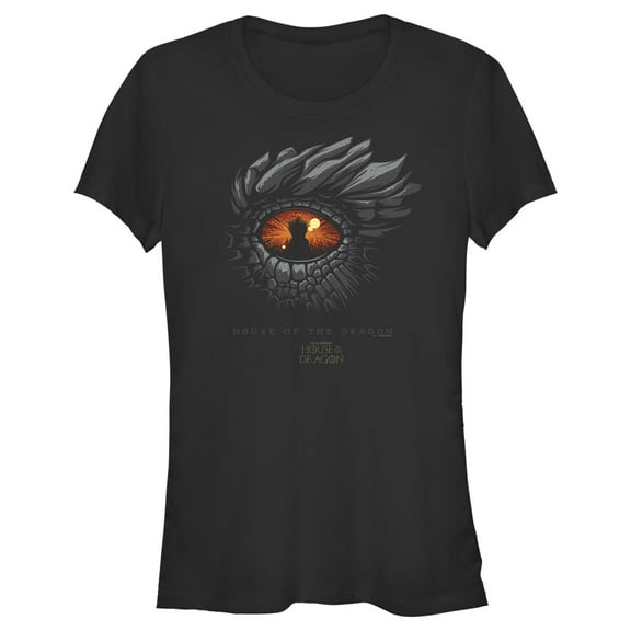 Junior's Game of Thrones: House of the Dragon Eye of the Dragon Graphic Tee Black Large