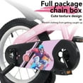 thumbnail image 4 of Juuar 18" Girls Bike with Training Wheels & Convenient Basket, Single Speed Steel Frame Sporty Children Bicycle for Kids Age 5 6 7 8 9 Years, Pink, 4 of 12