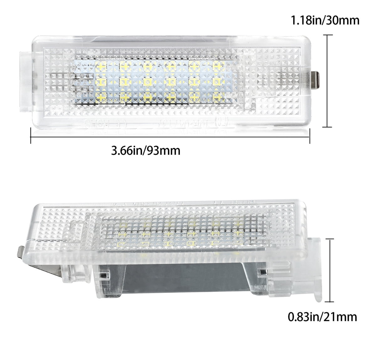 Applicable to License Plate Lights for Seat VW Golf Mk5 Mk6 Mk7 Passat B