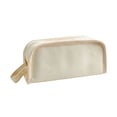 thumbnail image 2 of Zipper Pencil Pouch Compact Stationery Organizer Large Capacity Pen Bag for Teen White, 2 of 9