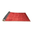 thumbnail image 2 of Ahgly Company Indoor Round Oriental Orange Industrial Area Rugs, 7' Round, 2 of 4