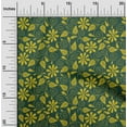 thumbnail image 1 of oneOone Cotton Poplin Fabric Swirl|Leaves & Floral Artistic Decor Fabric Printed BTY 56 Inch Wide, 1 of 4