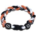 thumbnail image 2 of Sport Ropes Triple Titanium Bracelet (Orange/Black/White, 8"), 2 of 4