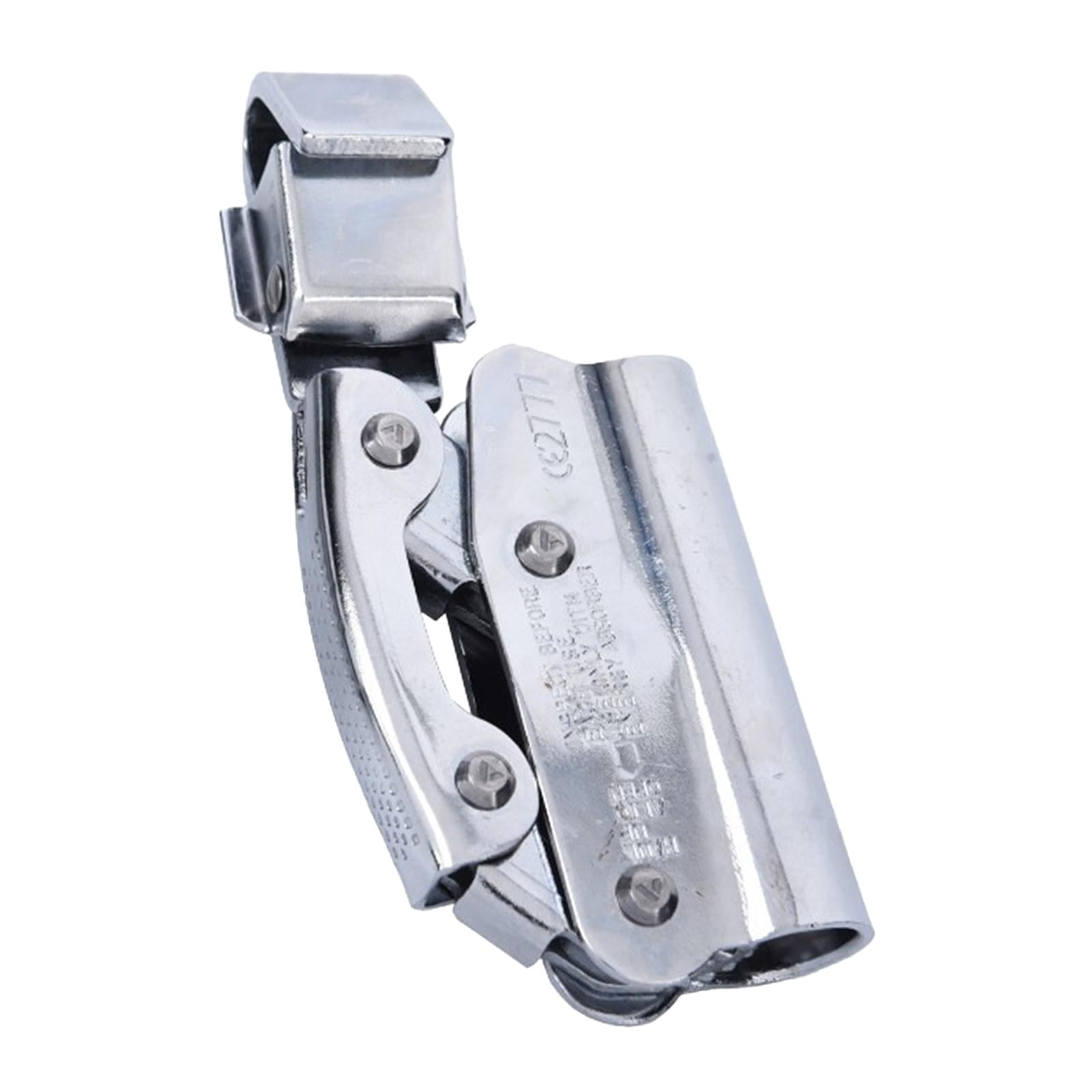 figatia Alloy Steel Strong Bearing Arrest Rope Grab, Climbing Rope Grab for Aerial Work, Rappelling Gear Equipment Mountaineering Swivel Hook