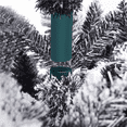 thumbnail image 6 of Yaheetech 7.5Ft Pre-lit Flocked Pencil Artificial Christmas Tree with Lights,Black Gradient, 6 of 9