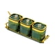 thumbnail image 5 of Tarro para condimentos, caja para condimentos, recipiente para sal y azúcar con bandeja, resistente para condimentos. verde, 5 of 9