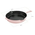 thumbnail image 3 of STAUB Cast Iron 8.5-inch Traditional Deep Skillet - Peony Pink, 3 of 8