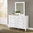 thumbnail image 2 of Home Styles Bermuda Commode à Tiroirs 8 et Miroir en Blanc Brossé, 2 of 2