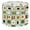 Color 4, variant on Drum Lampshades 13"x13"x10" Orange fabric Light Shade for Table Lamps Floor Lamp Shades Replacement Assembly Required