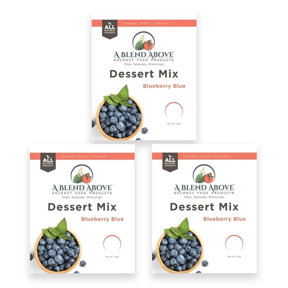 A Blend Above Blueberry No-Bake Dessert Mix, 3 Pack, Gluten-Free
