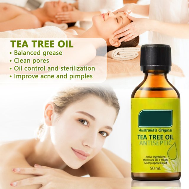 Teas Tree Oil Anti-acné Control de aceite Acné Repara la piel Acné juvenil 50ML