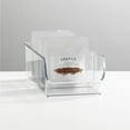 thumbnail image 5 of mDesign Plastic 3 Compartment Kitchen Food Storage Bin Cabinet Organizer, Clear, 5 of 8