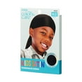 thumbnail image 4 of KISS Colors & Care Kids Silky Satin Powerwave Durag, One Size, 34” x 3”, Black, 4 of 5