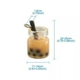 thumbnail image 2 of EOEMY 20Pcs Navajowhite Glass Bottle Pendants Mini Cute Tea Charms Crafting 20~25mm, 2 of 9