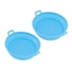 thumbnail image 3 of Cestas para freír de silicona antiadherentes con asas, paquete de 2, 19 cm de diámetro, color azul, accesorios de cocina saludables, 3 of 8