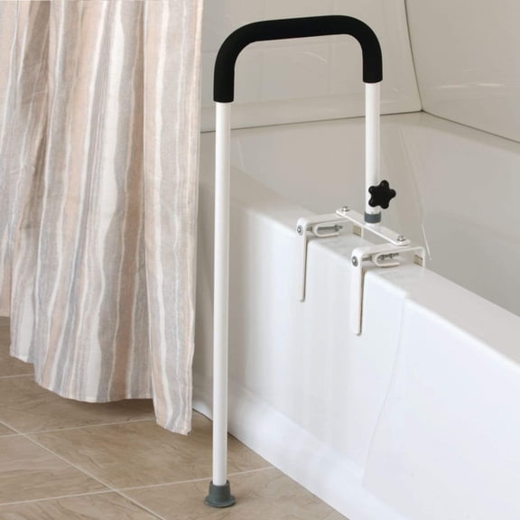 Sammons Preston Floor to Tub Bath Rail, Curved, 1 Pack