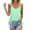 Green, variant on Womens Tank Tops Casual Lace Spaghetti Strap V Neck Camisole Summer Shirts Sleeveless Tops For Women Dressy Work