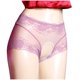 thumbnail image 2 of Puntoco Ropa interior para mujer, bragas transparentes abiertas de encaje sexy de cintura media para mujer, 2 of 5