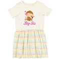 thumbnail image 3 of Inktastic Big Sis Monkeys Girls Toddler Dress, 3 of 5