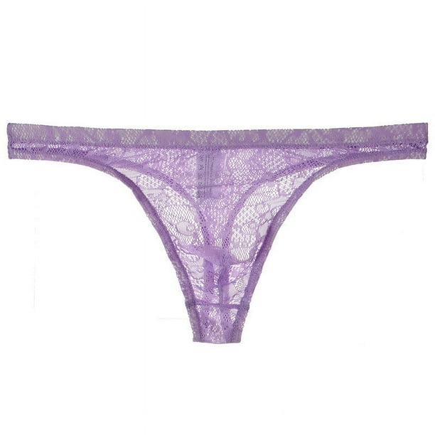 Tanga transparente de encaje para hombre, ropa interior fina y sexy, pantalones T de malla transpirable y sexy