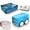 Blue, variant on Magic Mini Rc Bus,2026 Upgraded 2.4G Infrared RC Remote Control Sensor Car,Gestures Follow & Automatic Avoidance Patrol Line Driving Desktop Toy Car,Expression Light Adjustment(Blue)