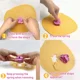 thumbnail image 3 of Juego de 4 cortadores de galletas de Halloween, estampadores de repostería para galletas sándwich en relieve directo, juego de cortadores con mango con resorte de Halloween con sombrero de bruja fantasma de calabaza Casa Encantada JM, 3 of 5