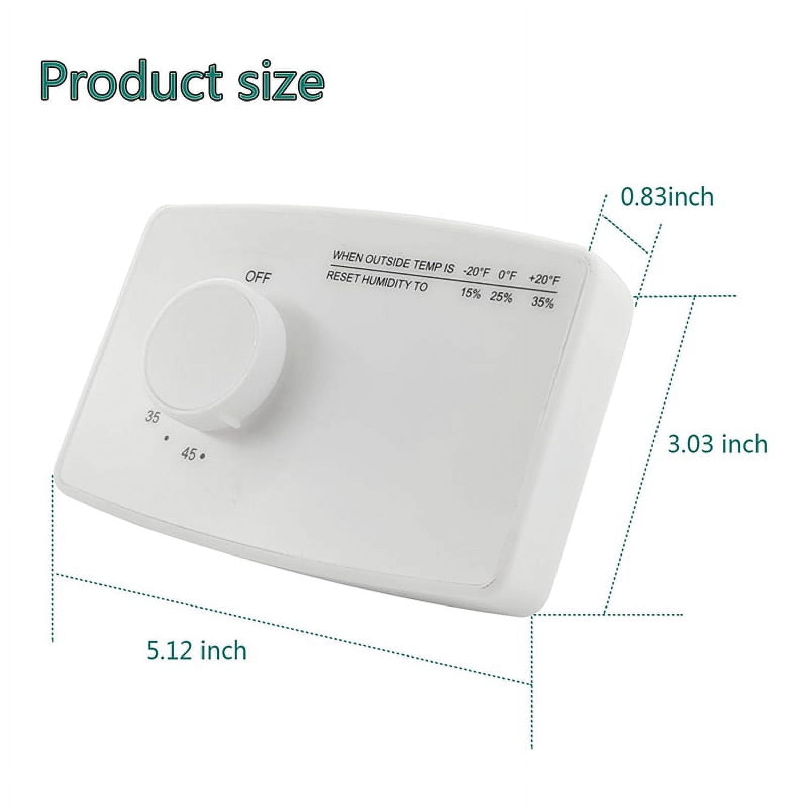 4655 Digital Control Humidistat Control Switch for Whole-House Duct or Wall Mounted Humidifier Control Humidistat 110v