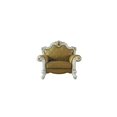 thumbnail image 2 of Chaise Picardy avec Coussin en Perle Antique et Caramel PU, 2 of 5