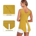 thumbnail image 4 of Women's Yoga Tank Top Open Back Camisole Workout Active Top, 4 of 6