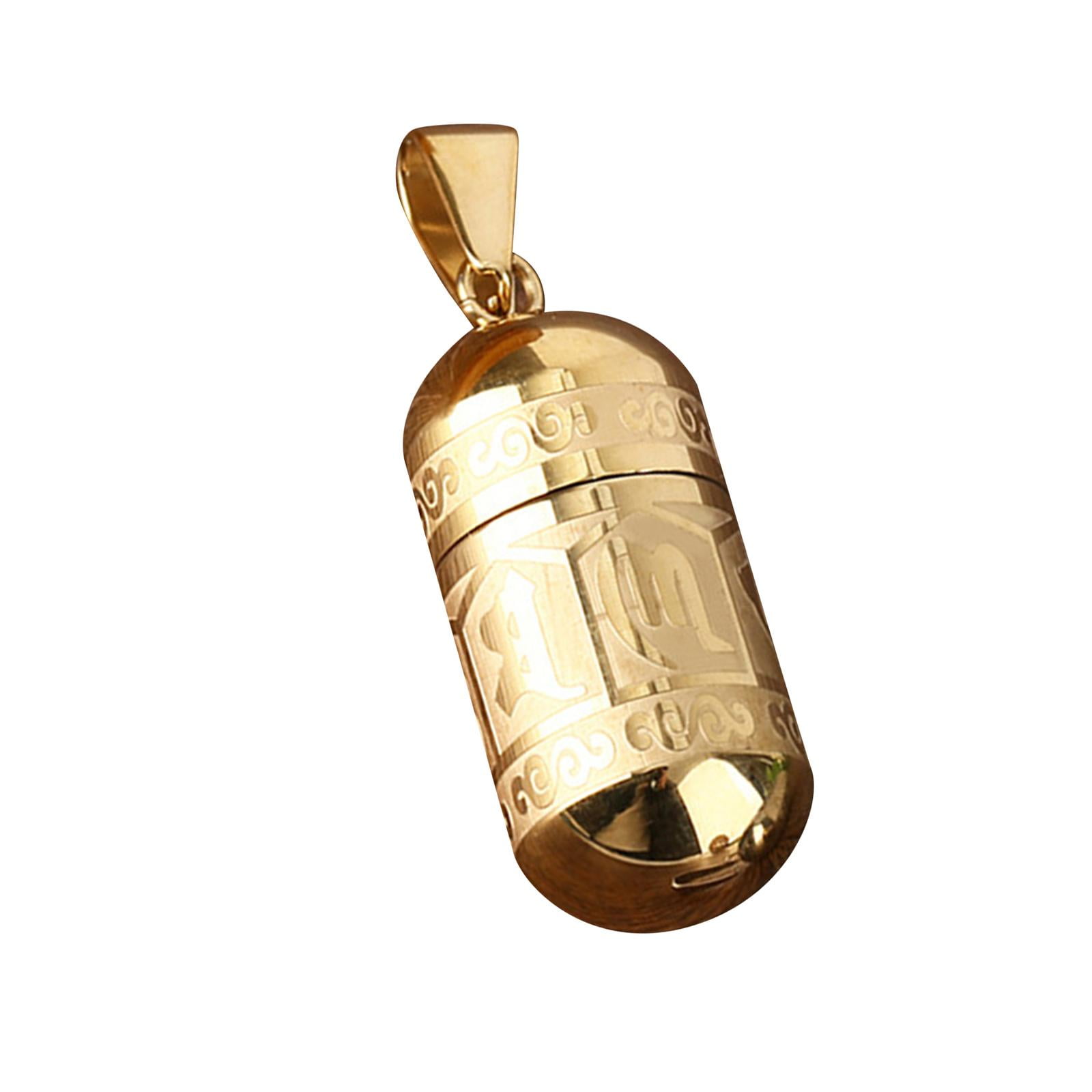 Gold ash holder necklace best sale