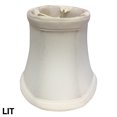 thumbnail image 5 of Royal Designs, Inc. True Bell Clip On Chandelier Shade CS-201WH-6, White, 3 x 5 x 4.5, Pack of 6, 5 of 5