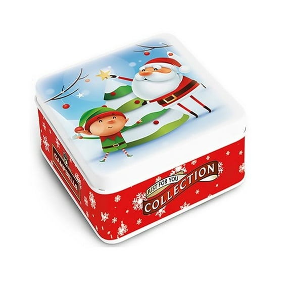 Campbells Shortbreads Santa & Elf Tin 90g (Pack of 1)
