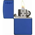 thumbnail image 3 of Zippo Lighter - Personalized Custom Message Engrave on Classic with Zippo Logo Windproof Lighter (Blue Sapphire 20446ZL), 3 of 10