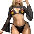 thumbnail image 2 of Trajes de baño para mujer, Trajes de baño para mujer, Traje de baño de moda con abertura, Traje de baño casual para mujer, 2 of 9