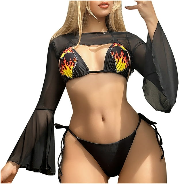 Trajes de Baño de Bikini de Mujer Nuevo Traje de Baño Casual Sexy Dividido, Ropa de Playa de Poliéster para Uso Diario, Piscina Y Mar de Verano