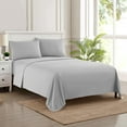 thumbnail image 2 of Sweet Home Collection 1800 Series Bed Sheets - Extra Soft Microfiber Deep Pocket Sheet Set - Silver, California King, 2 of 6