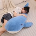 thumbnail image 4 of 75-115cm Peluche tiburón Peluche muñeca boca grande ballena azul juguete de Peluche Animal almohada niños niñas apaciguar dormir, 4 of 5